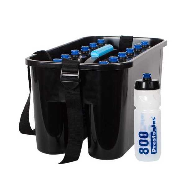 Porte bouteilles Pro + 8 bouteilles 800 ml