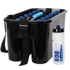 Porte bouteilles Pro + 8 bouteilles 800 ml