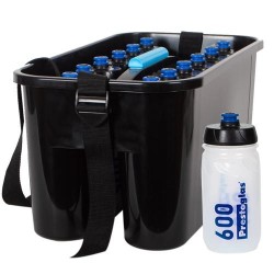 Porte bouteilles Pro + 8 bouteilles 800 ml