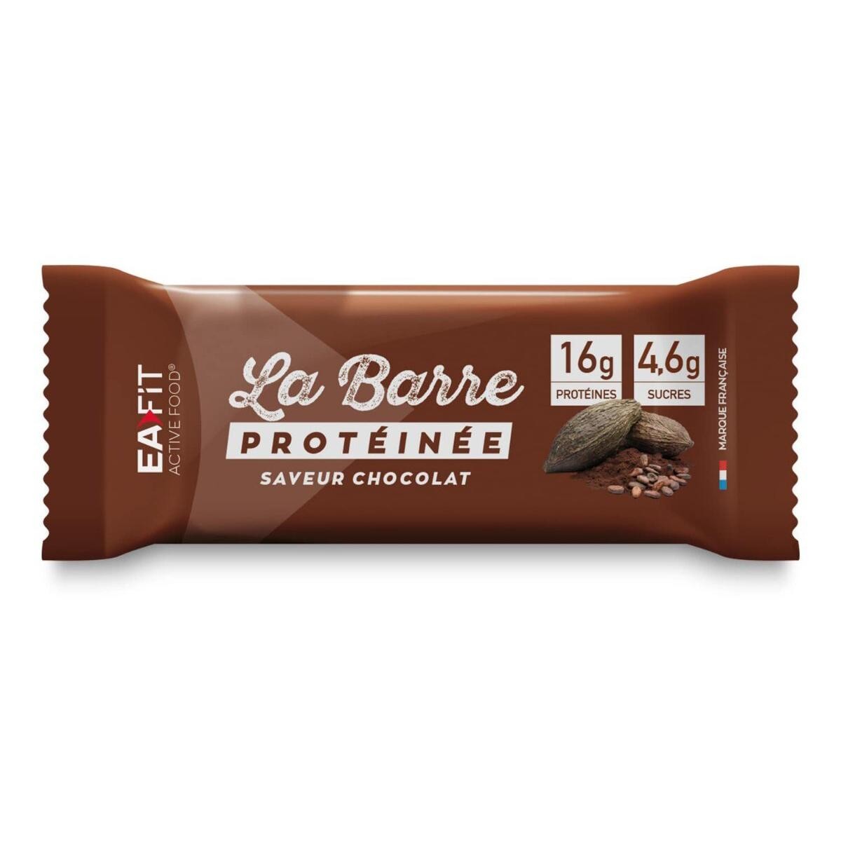 Barre Protéinée EaFit - Chocolat - 46 gr - Click For Foot