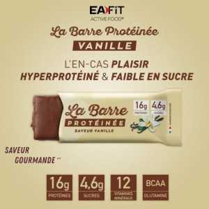 Barre Protéinée EaFit - Vanille - 28 gr