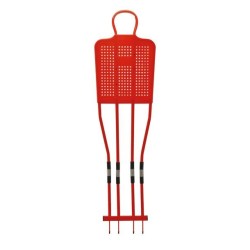 Mannequin coup-franc, rouge  - 180 cm