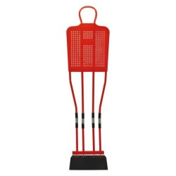 Mannequin rouge et base pour synthétique