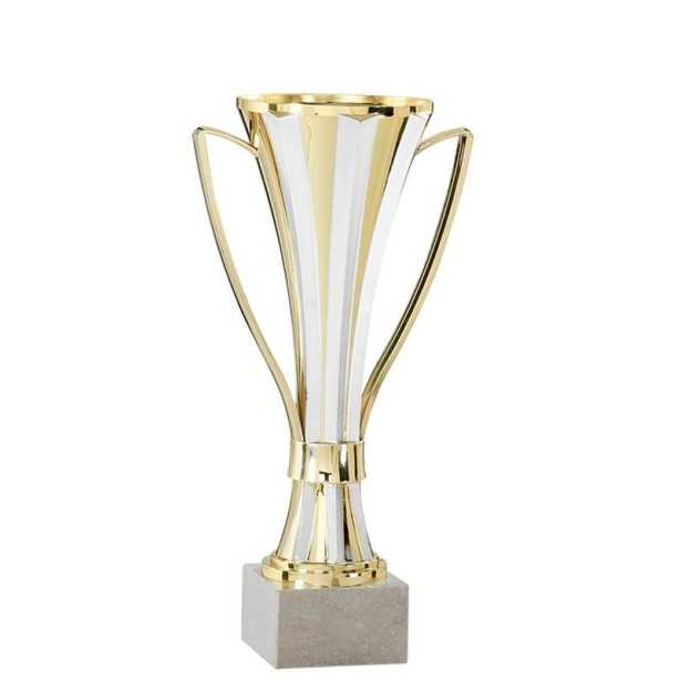Coupe Or/Argent à poignées - 27 cm