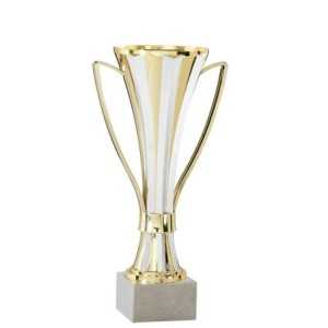 Coupe Or/Argent à poignées - 27 cm
