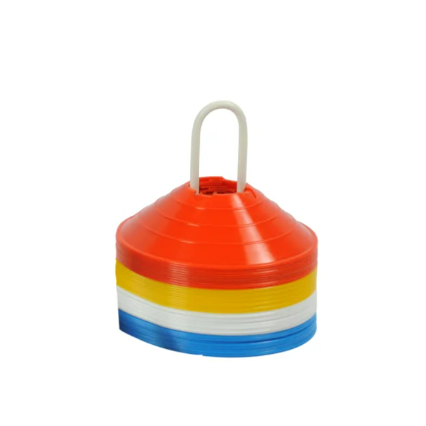 Set of 40 extra-soft cups with notches