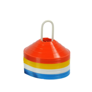 Set of 40 extra-soft cups with notches