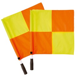 Drapeaux de touche à damiers