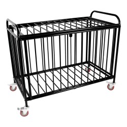 Metal storage cart