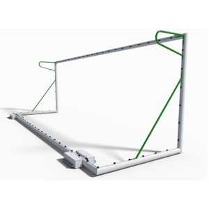 Transportable aluminium 8-a-side soccer goal - Unitary