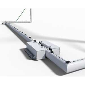 Transportable aluminium 8-a-side soccer goal - Unitary