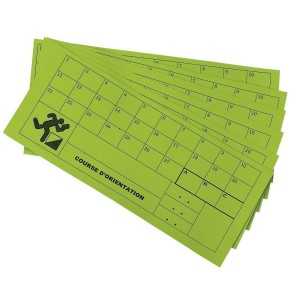 Carton de contrôle orientation - Lot de 100