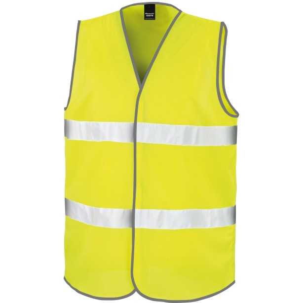 Safety vest - Fluorescent yellow