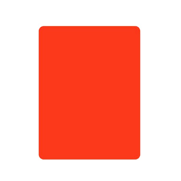 Carton arbitre Pro - Rouge