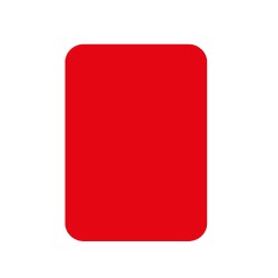 Carton arbitre - Rouge