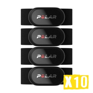 Polar H10 Bluetooth® and ANT+ heart rate monitor - Kit x10