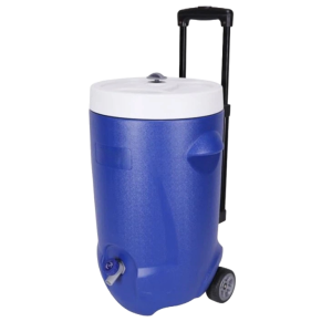 Isothermal dispenser on wheels - 20 Liters - Blue