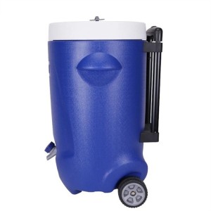 Isothermal dispenser on wheels - 20 Liters - Blue
