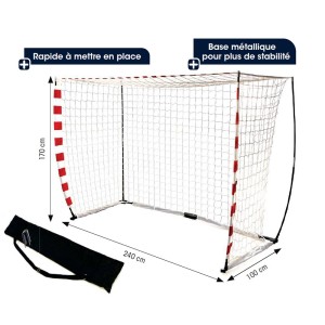 Fiberglass goal - 2.40 x 1.70 m