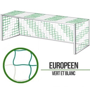 Filets foot à 11 Européen - Vert/Blanc