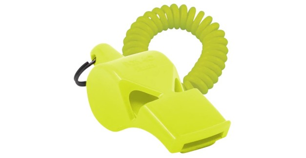 Fox 40 Pearl whistle with cord - Yellow