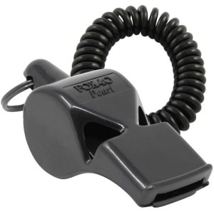 Fox 40 Pearl whistle with cord - Black