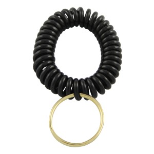 Lot de 3 cordons spirales - noir