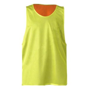 Reversible openwork chasuble - yellow/orange