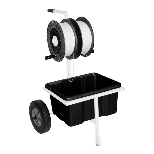 Plotter cart with chalk line holder