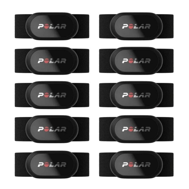 Polar H10 Bluetooth® and ANT+ heart rate monitor - Kit x10