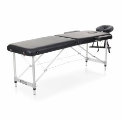 Folding massage table - Black