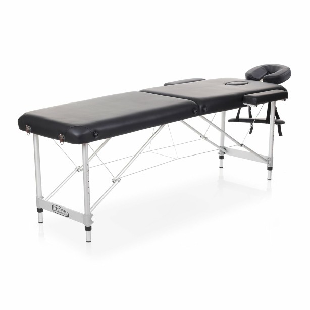 Folding massage table - Black