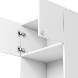 Football locker on metal stand