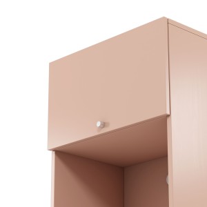 Football changing room on plinth