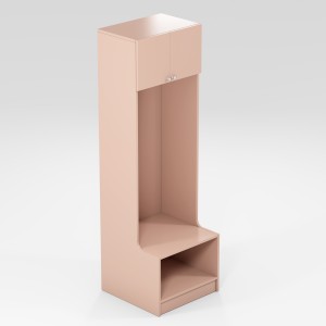 Vestiaire foot sur plinthe