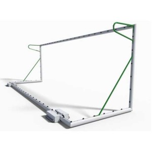 11-a-side aluminium transportable soccer goal - Unitary