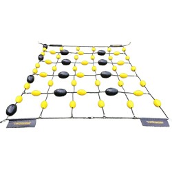 Floor deflector for goalkeeper