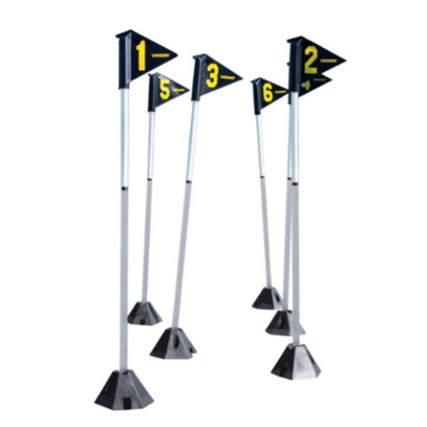 Piquets d'agilité LED avec base - Powerlite