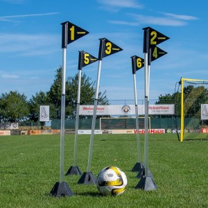 Piquets d'agilité LED avec base - Powerlite