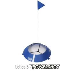 Set of 3 Footgolf targets -...