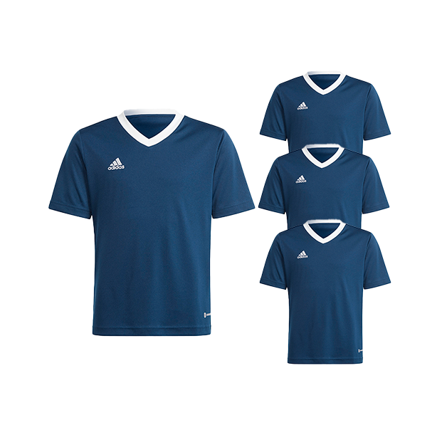 Lot de Maillots Adidas - Enfant - Bleu Marine - Entrada 22
