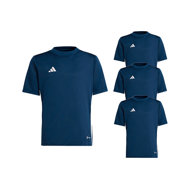 Lot de Maillots Adidas Enfant Bleu Marine - Tabela 23