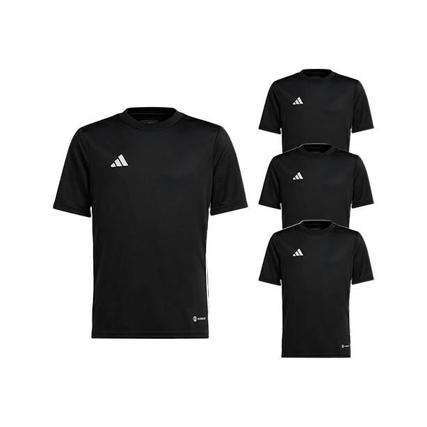 Lot de Maillots Adidas Enfant Noir/Blanc - Tabela 23
