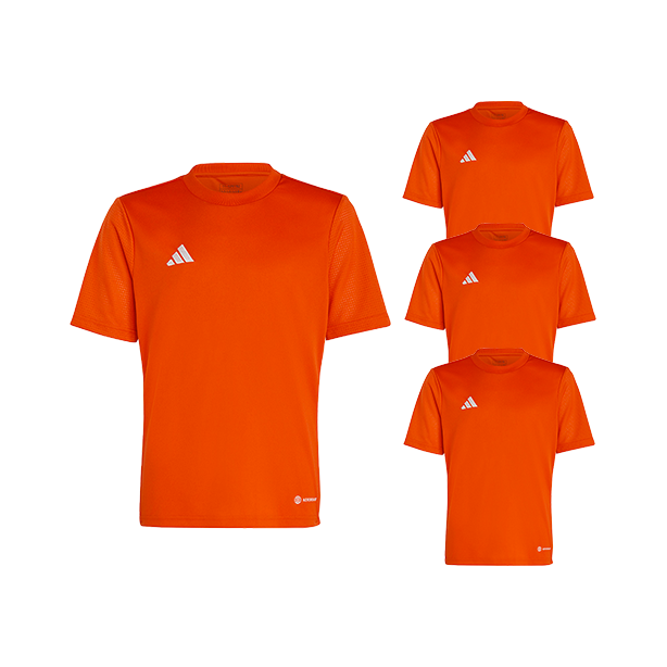 Lot de Maillots Adidas - Enfant - Orange/Blanc - Tabela 23