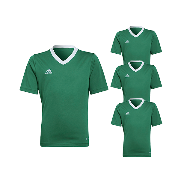 Lot de Maillots Adidas Enfant - Vert - Entrada 22