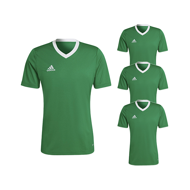 Set of Adidas jerseys Green - Entrada 22
