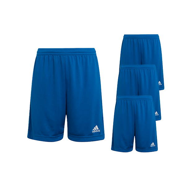 Set of Adidas Children's Shorts Royal Blue - Entrada 22