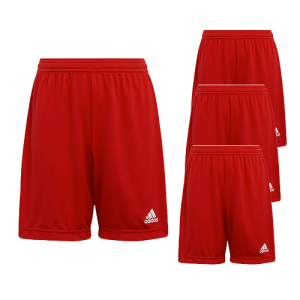 Set of Adidas Children's Shorts Red - Entrada 22