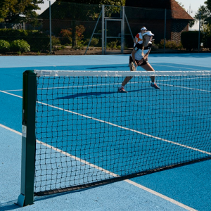 Poteaux de tennis carrés S8 - Avec douilles
