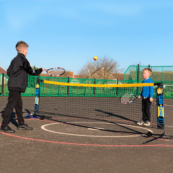 Mini tennis pliable